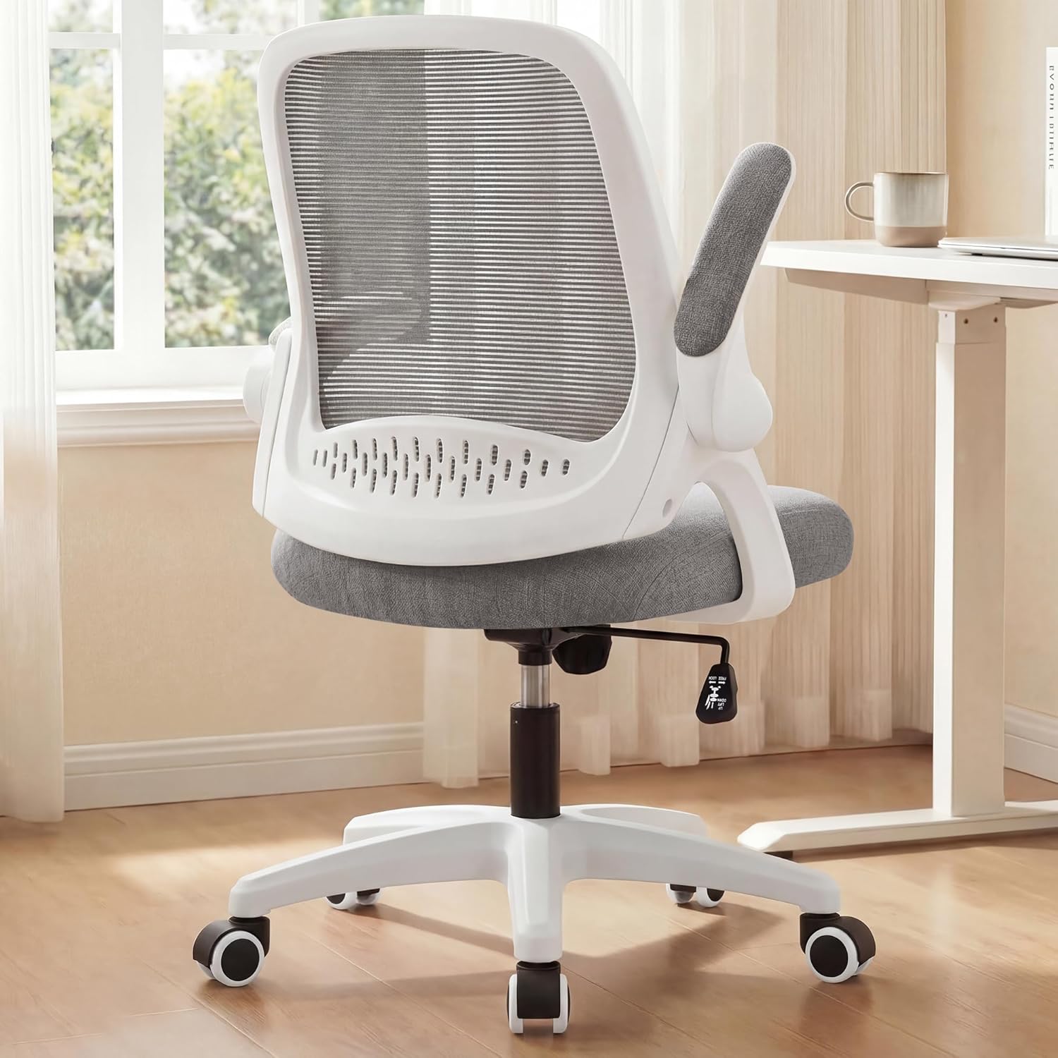Ergonomic Office Chair - Ergonomischer Bürostuhl mit Netzrücken, Lendenwirbelstütze, verstellbarer