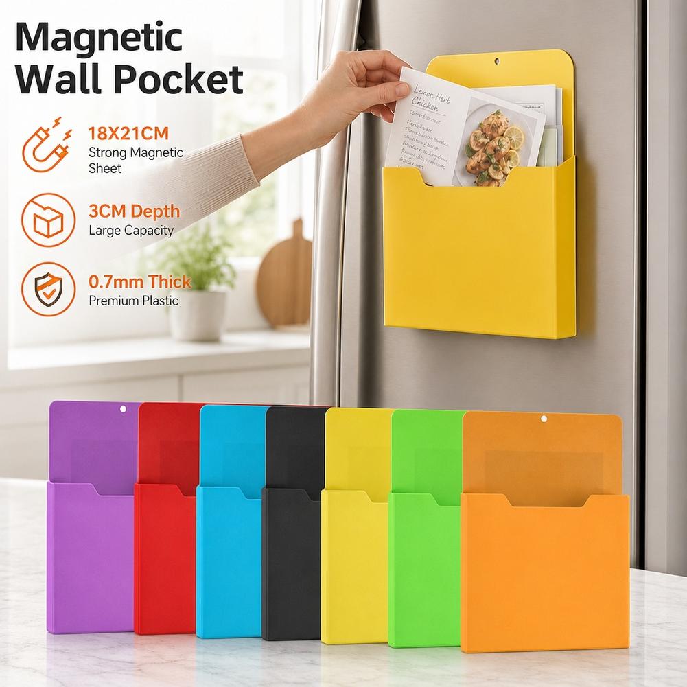 Document Holder Stand - Magnetischer Aktenhalter, robuster Dokumentenorganisator aus Kunststoff,