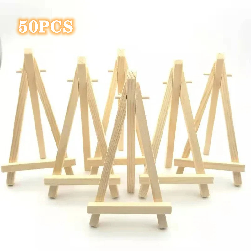 Document Holder Stand - 50/10 stücke Holz Mini Staffelei Rahmen