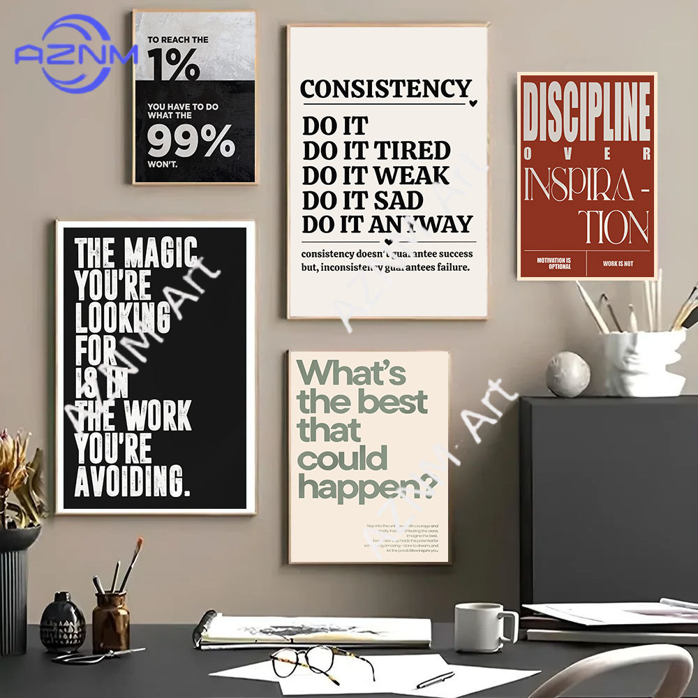 Minimalistische Motivationszit – Home Office Room Inspiration Bewertung und Preis