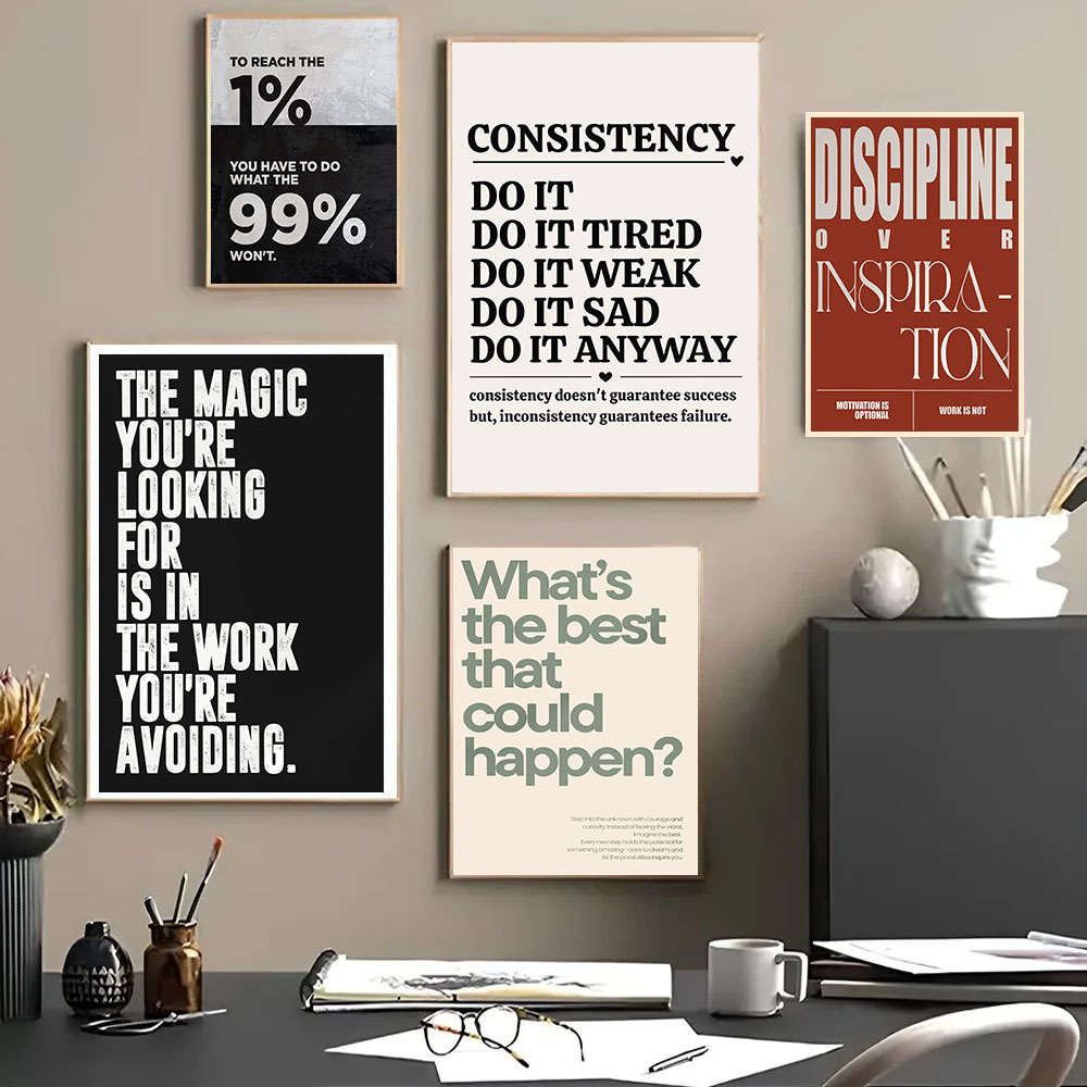 Minimalistische Motivationszit – Home Office Room Inspiration Bewertung und Preis