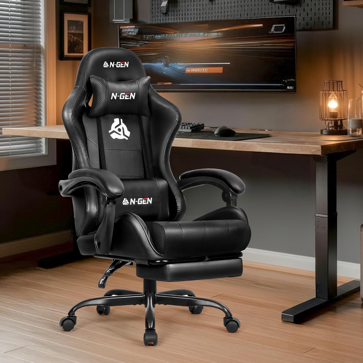 Gaming-Stuhl mit Fußstütze und – Ergonomic Office Chair Bewertung und Preis