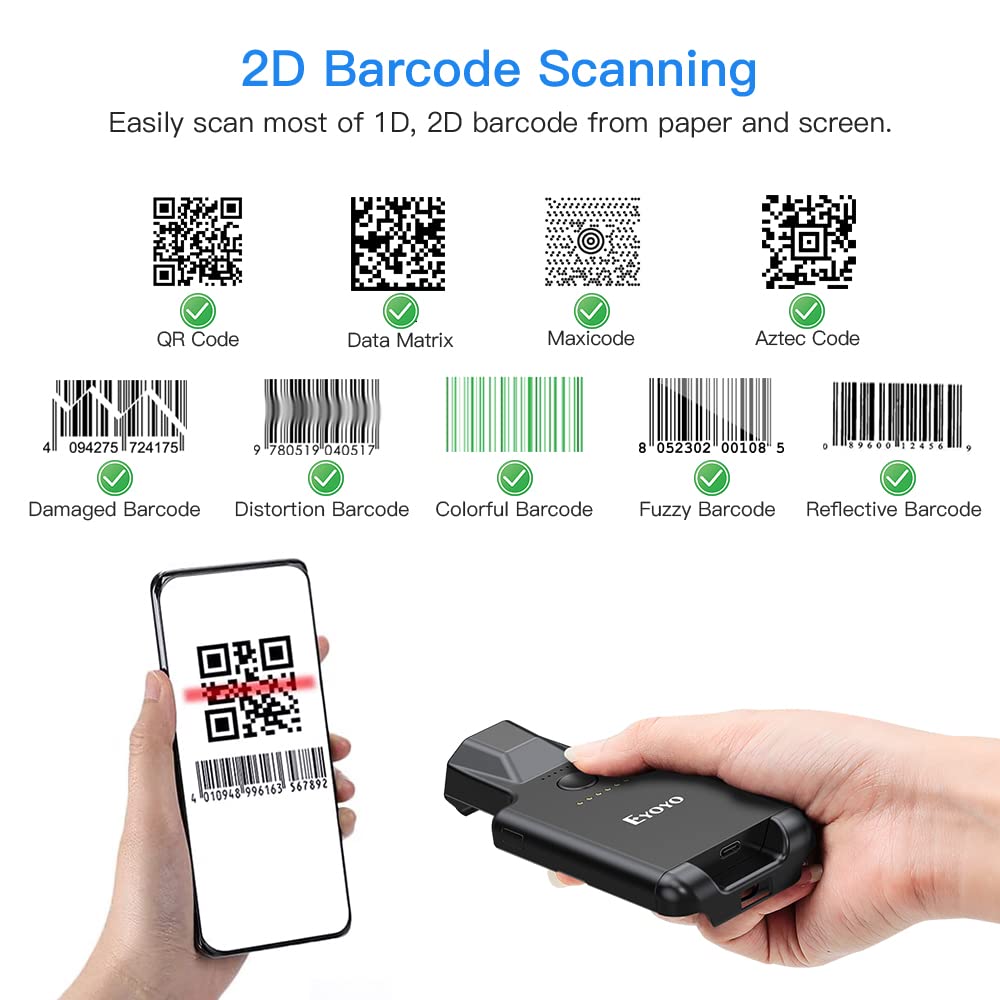 Eyoyo EY-017 Bluetooth-Barcode – Document Scanner Portable Bewertung und Preis