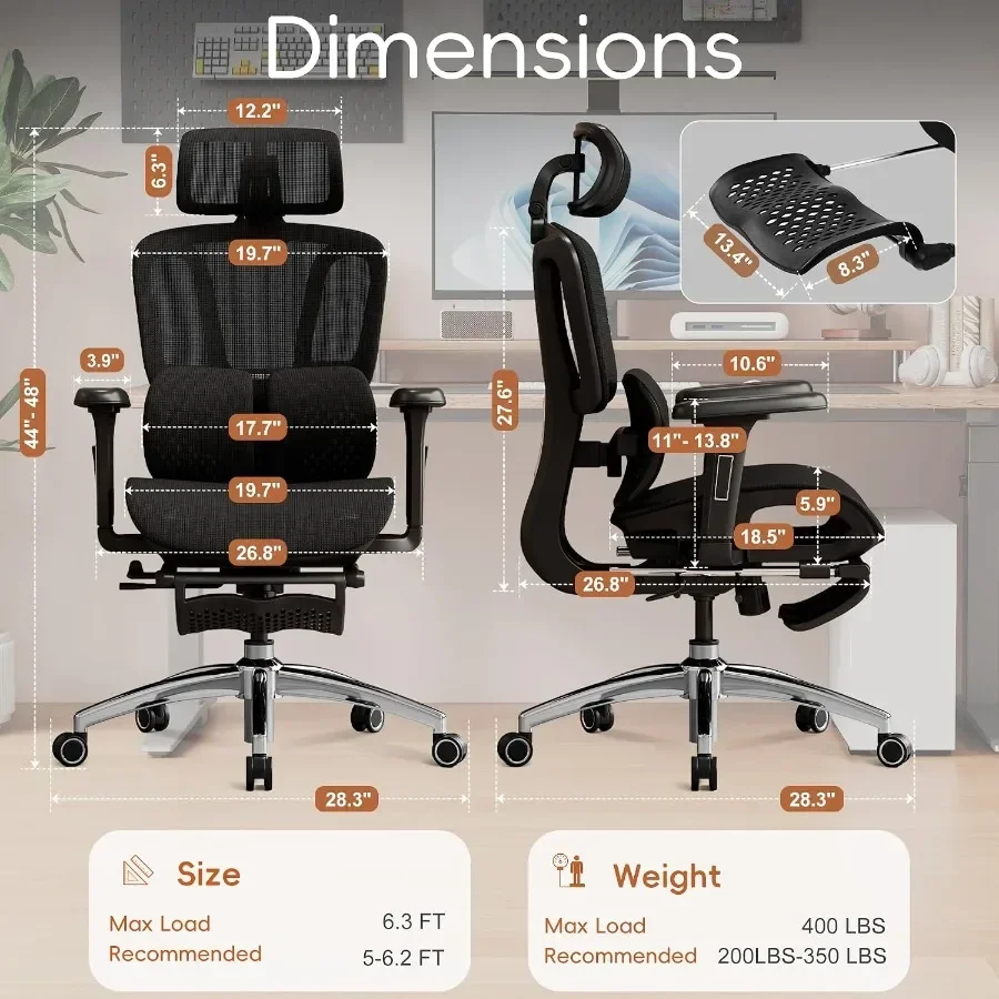 Ergonomischer Bürostuhl mit Fu – Ergonomic Office Chair Bewertung und Preis
