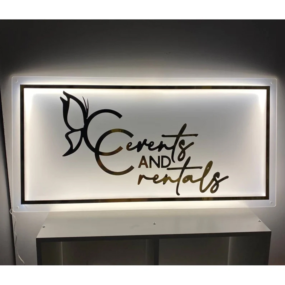 Personalisiertes Geschäfts-LED – Home Office Logo Bewertung und Preis