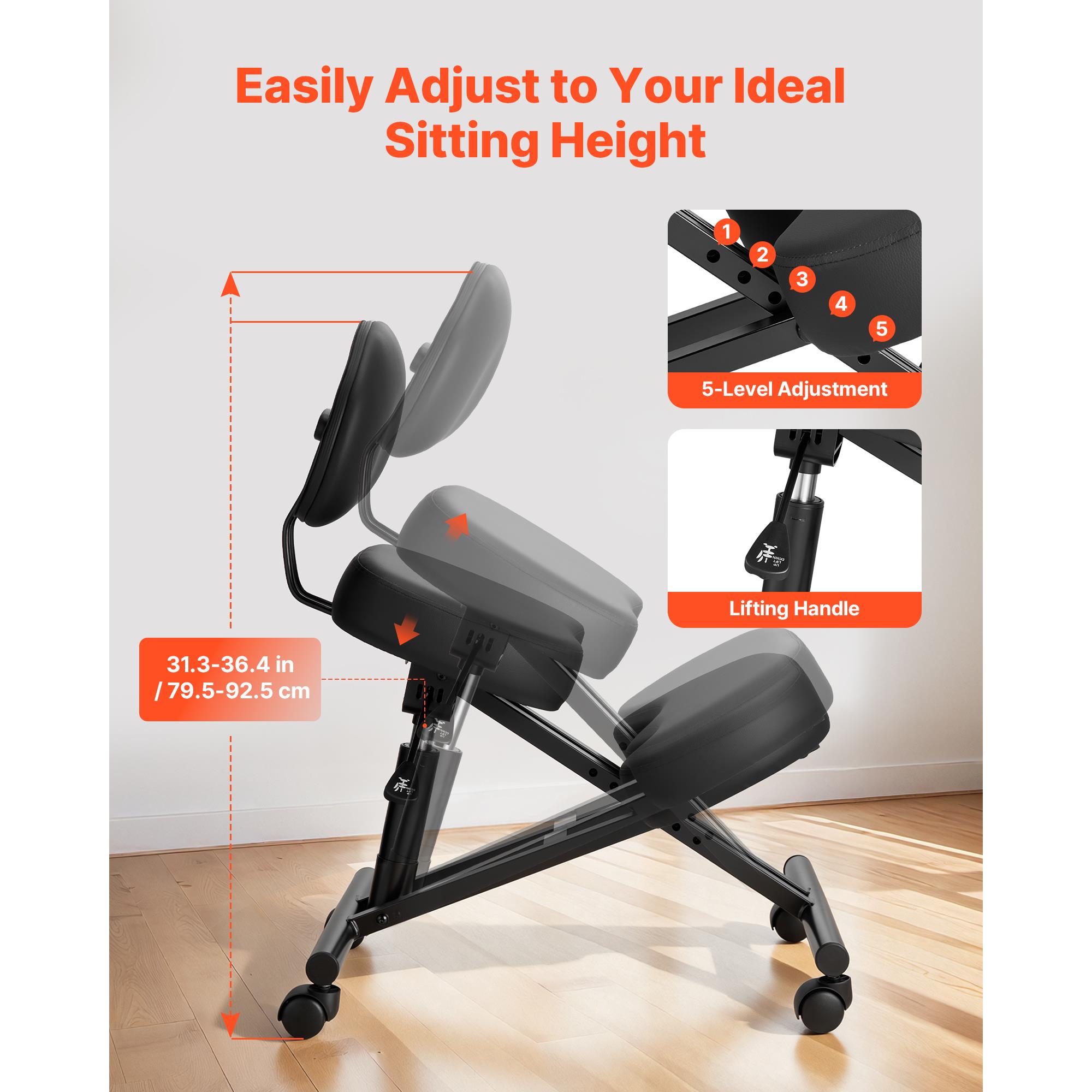 Ergonomischer Kniestuhl mit Rü – Ergonomic Office Chair Bewertung und Preis