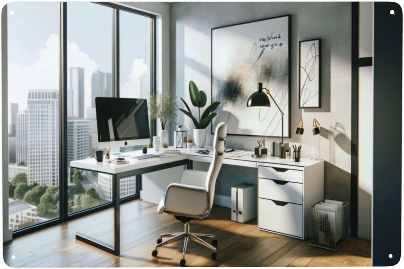 Moderne, minimalistische Metal – Home Office Room Inspiration Bewertung und Preis