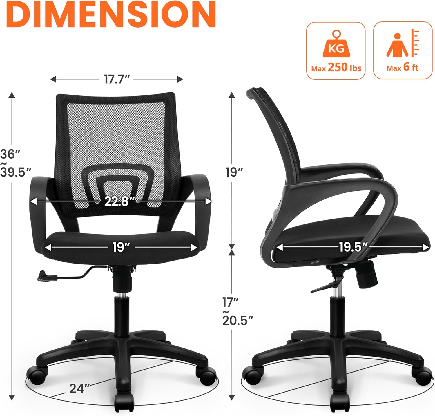 Ergonomischer Bürostuhl mit Ne – Ergonomic Office Chair Bewertung und Preis