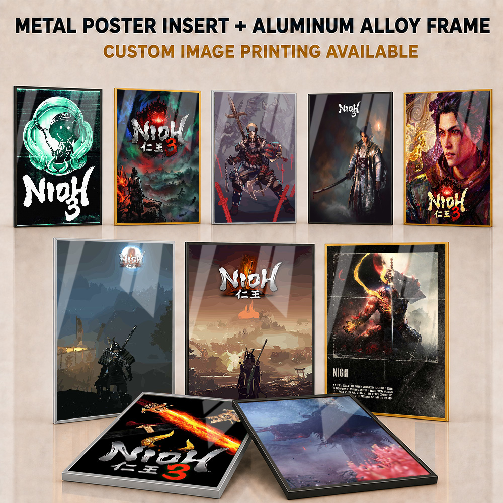 Nioh-Metallposter mit Aluminiu – Home Office Room Inspiration Bewertung und Preis
