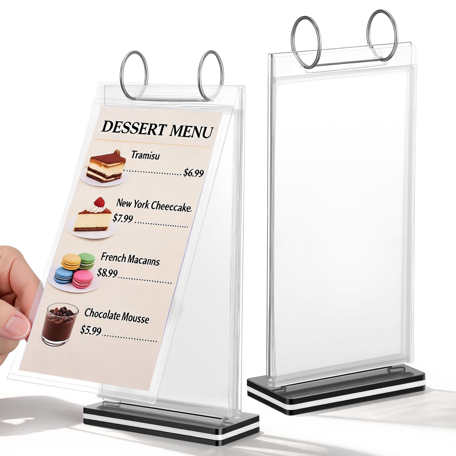 2 Stück Flip-Display-Menüständ – Document Holder Stand Bewertung und Preis