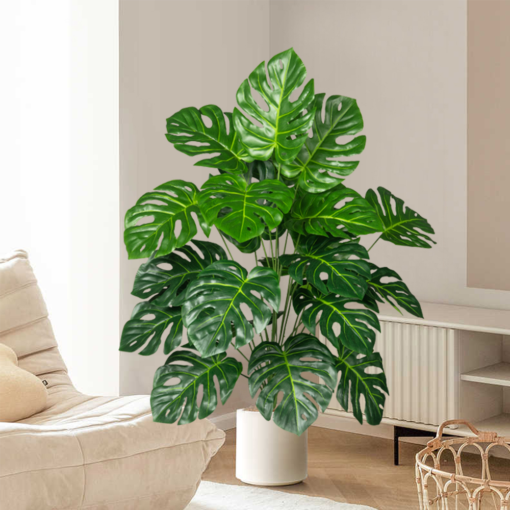 70-100cm künstlicher Monstera- – Home Office Layout Bewertung und Preis