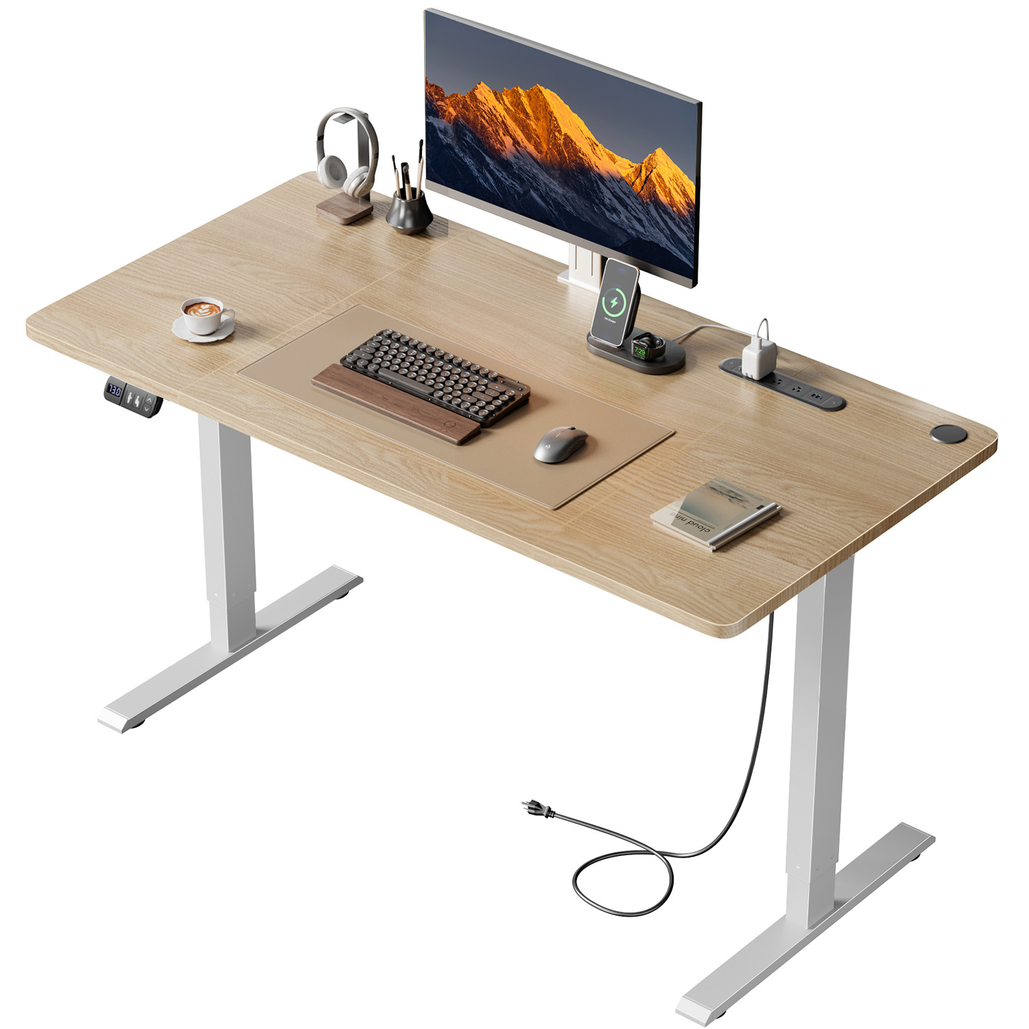 NEBMAAX Schreibtisch mit elekt – Home Office Work Table Bewertung und Preis